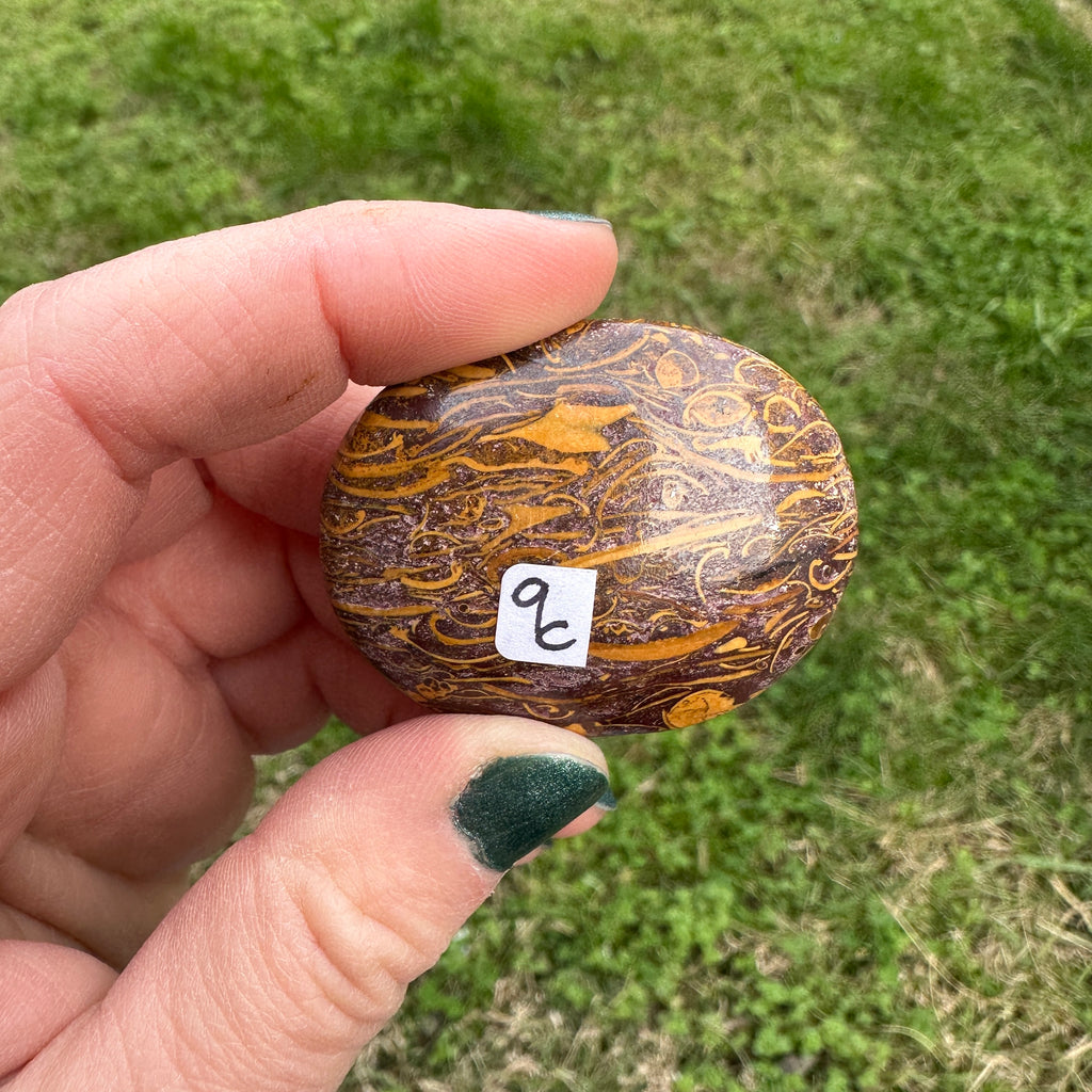 Calligraphy Stone Palm Stone
