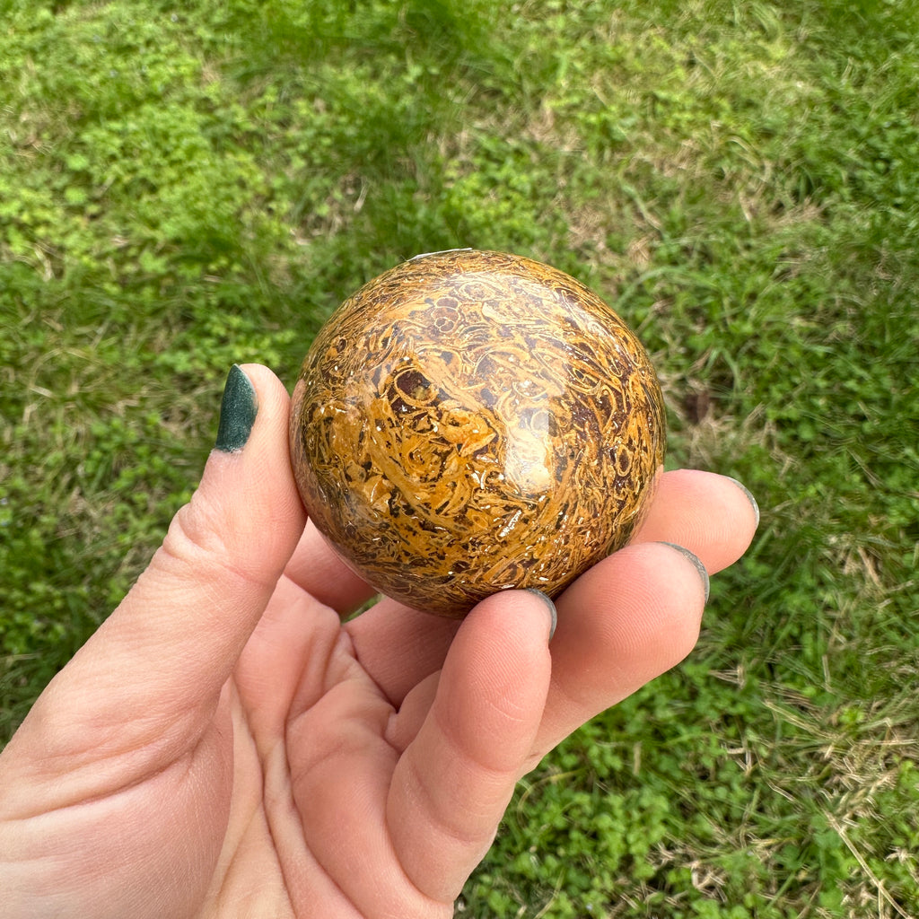 Calligraphy Stone Sphere