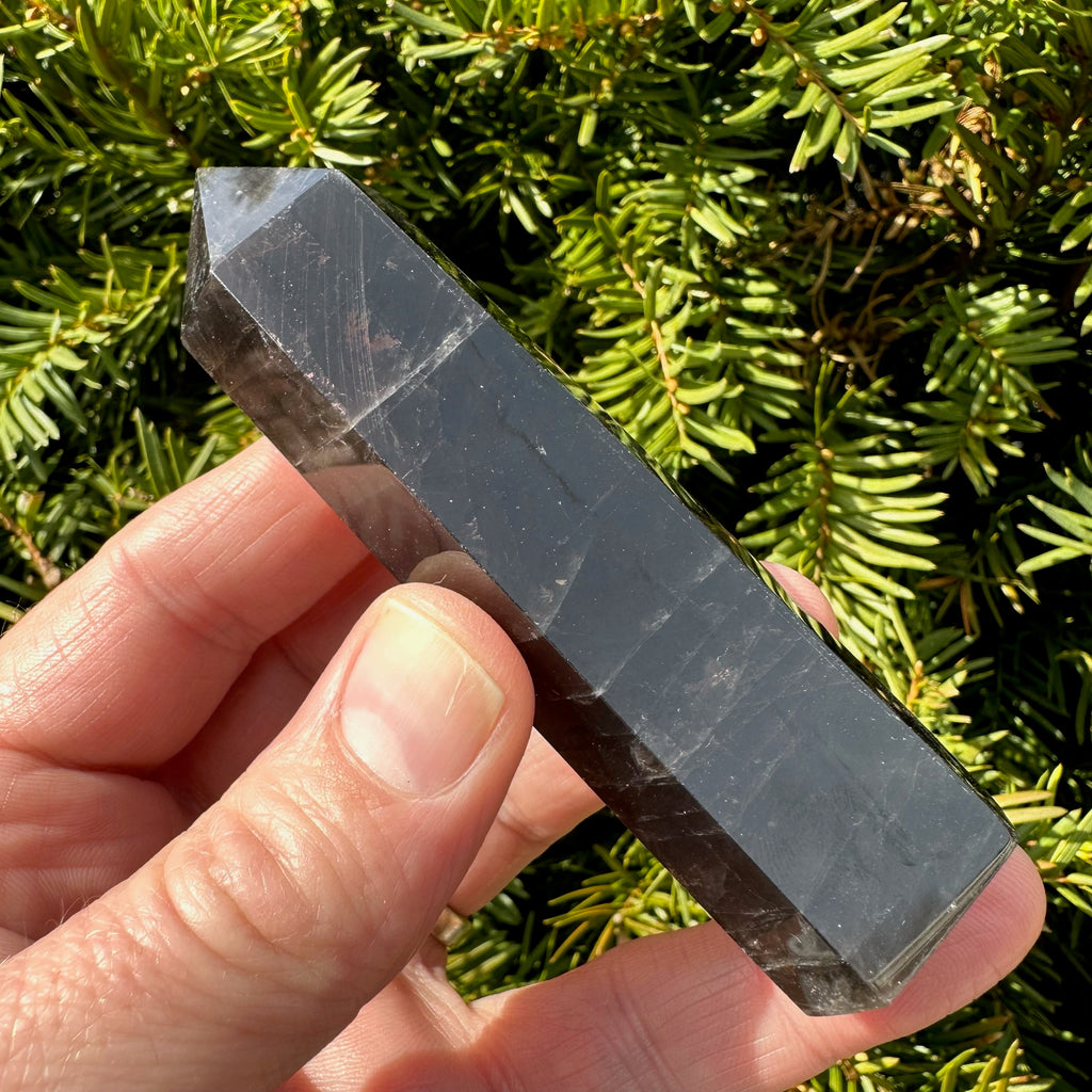 Black Rose Quartz Tower