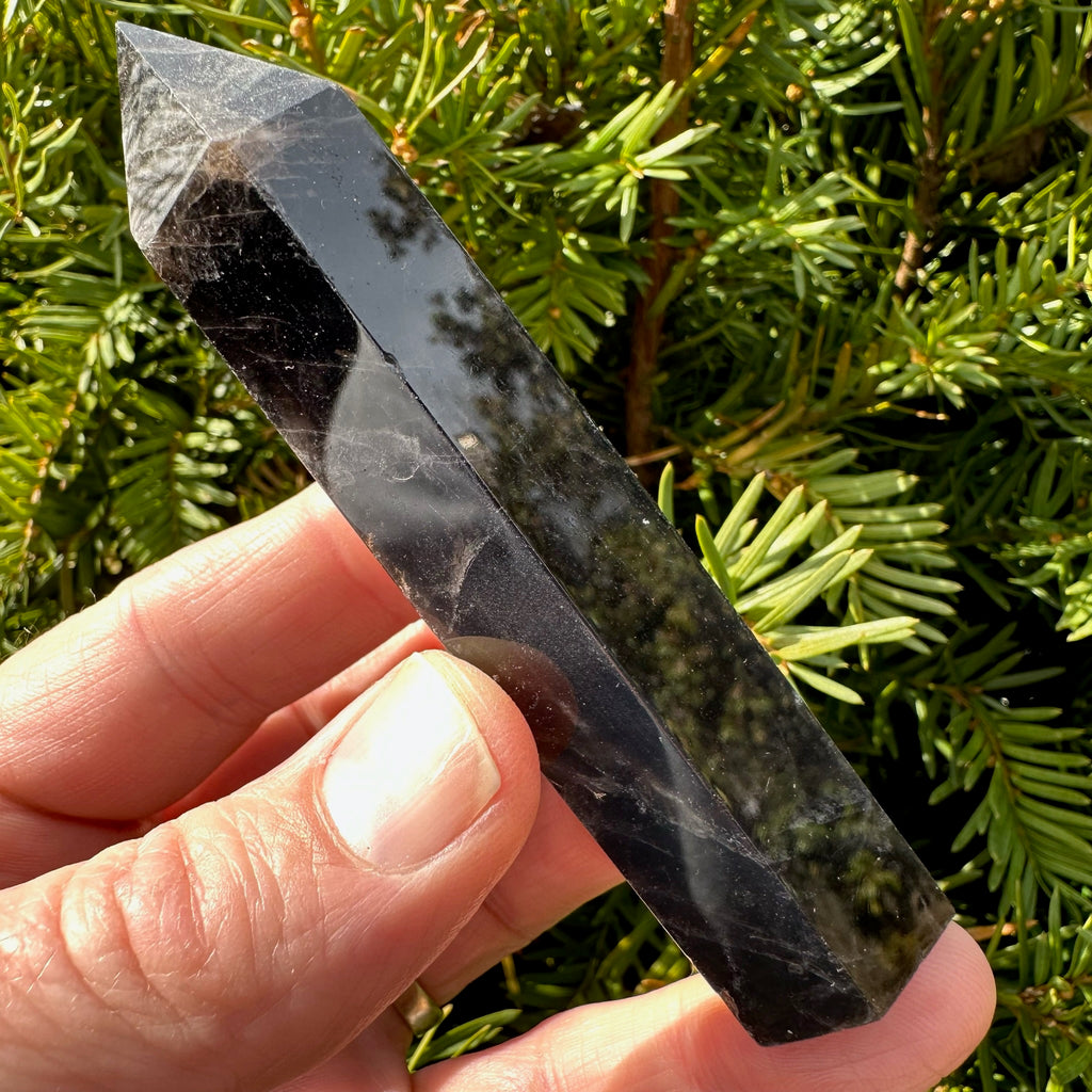 Black Rose Quartz Tower