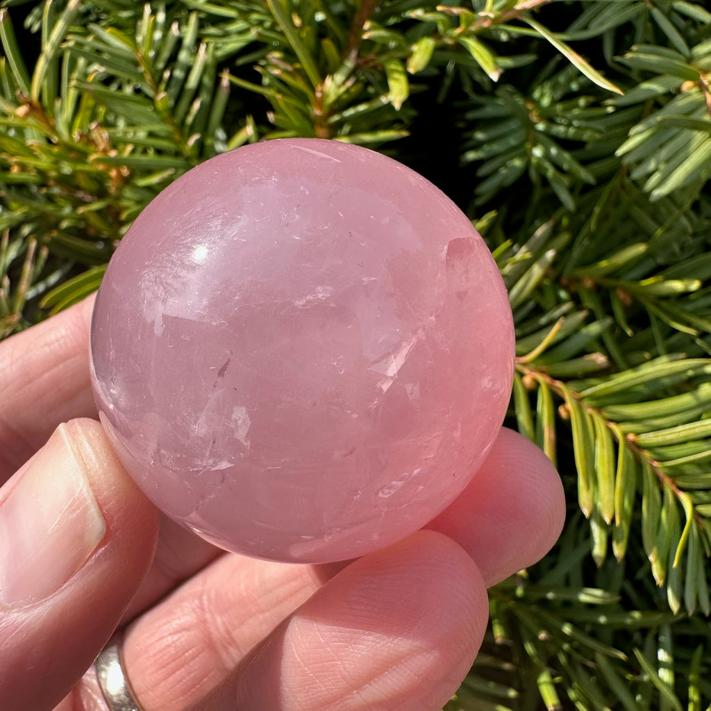 Rose Quartz Star Sphere