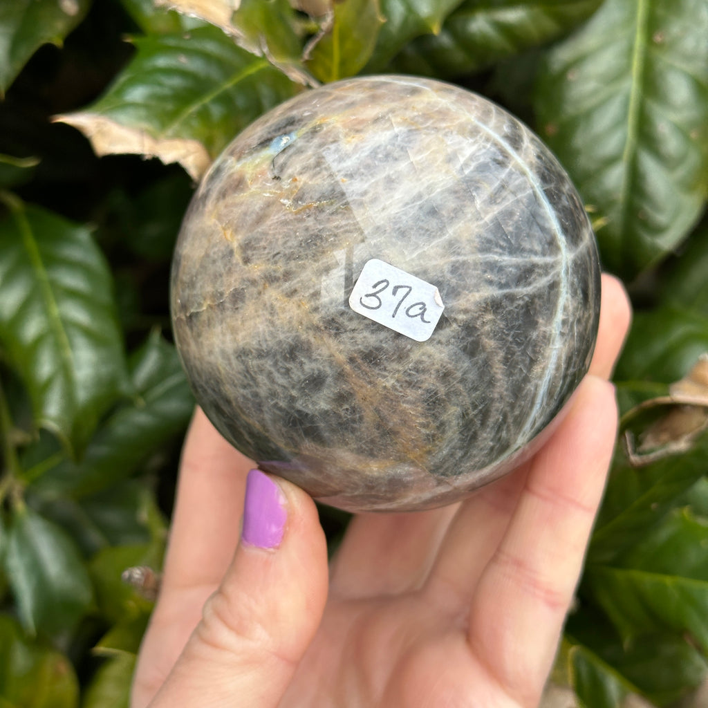 Black Moonstone Sphere