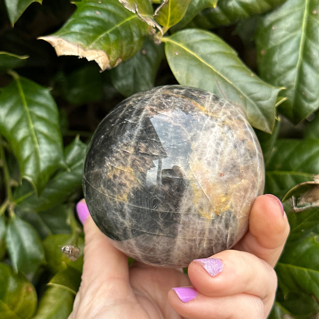 Black Moonstone Sphere