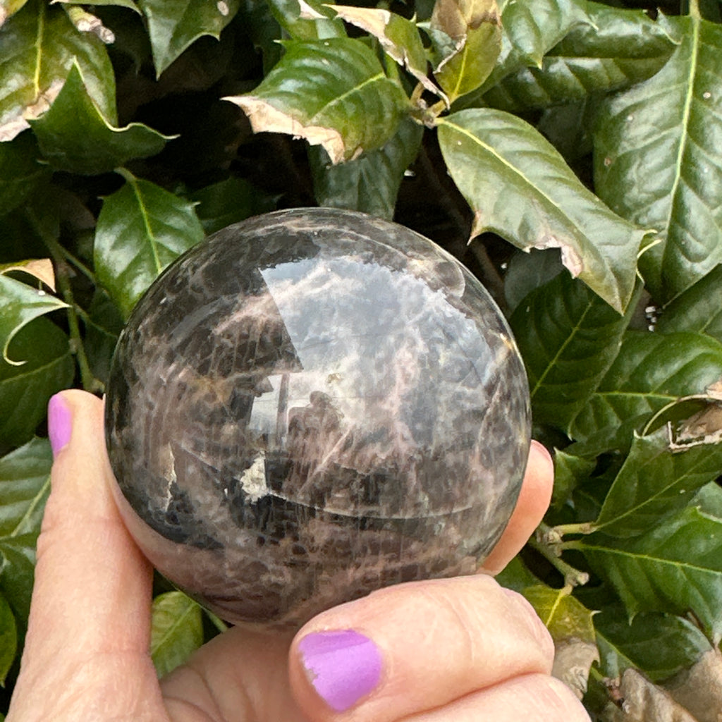 Black Moonstone Sphere