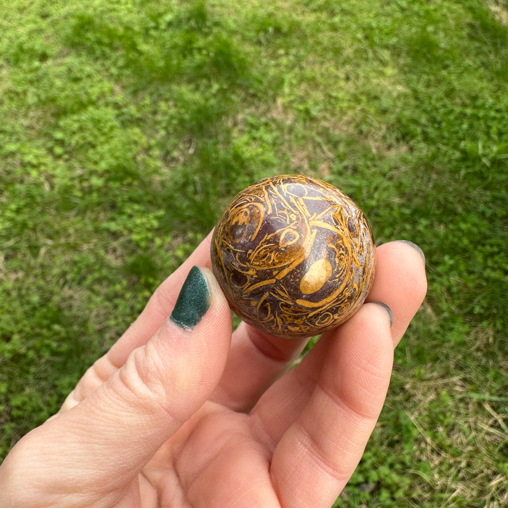 Calligraphy Stone Sphere