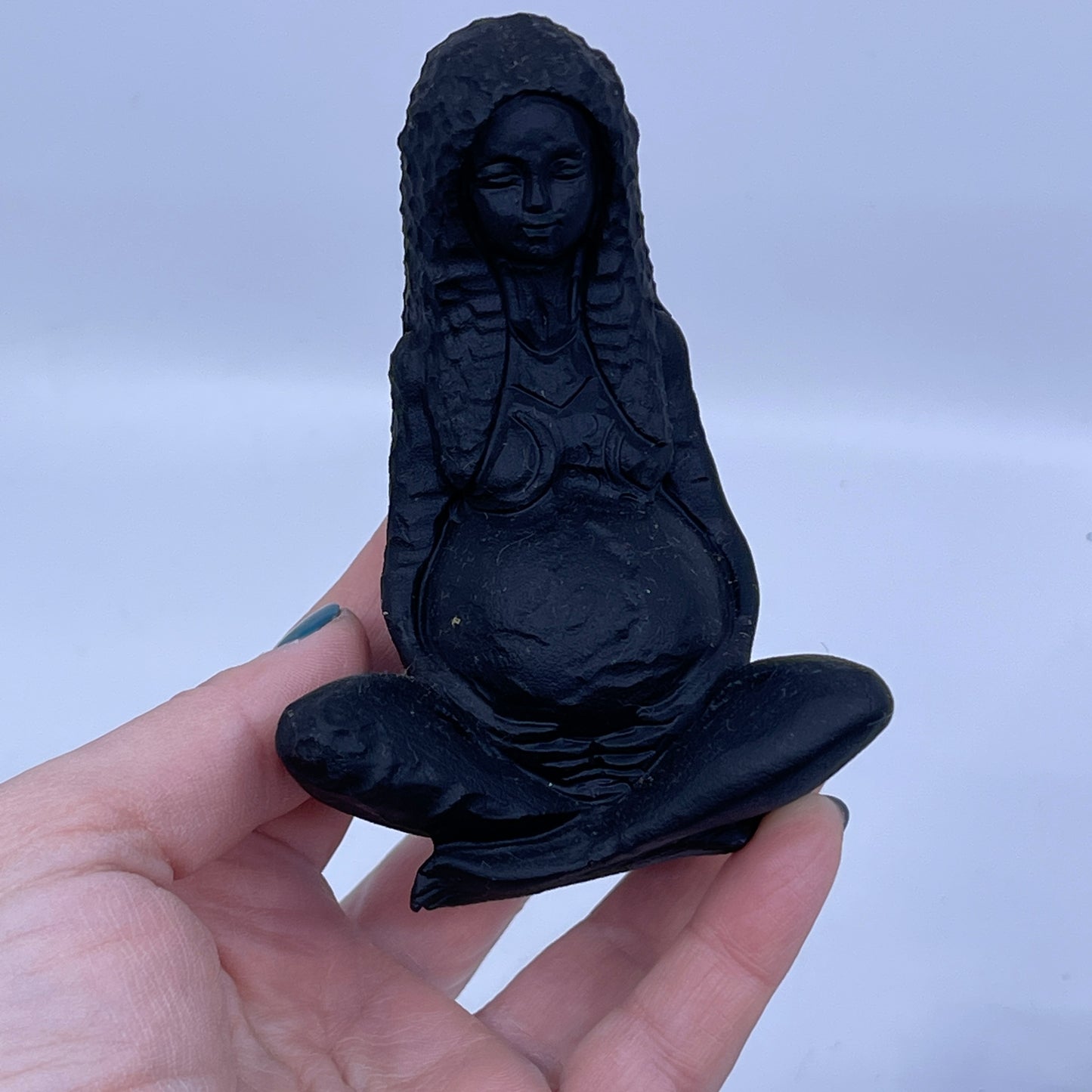 Black Obsidian Mother/Earth Goddess