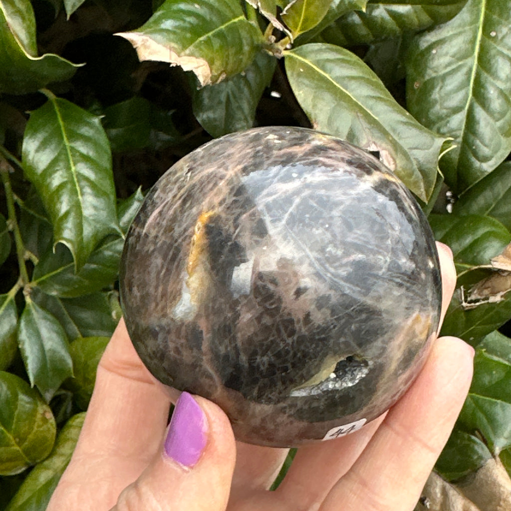 Black Moonstone Sphere