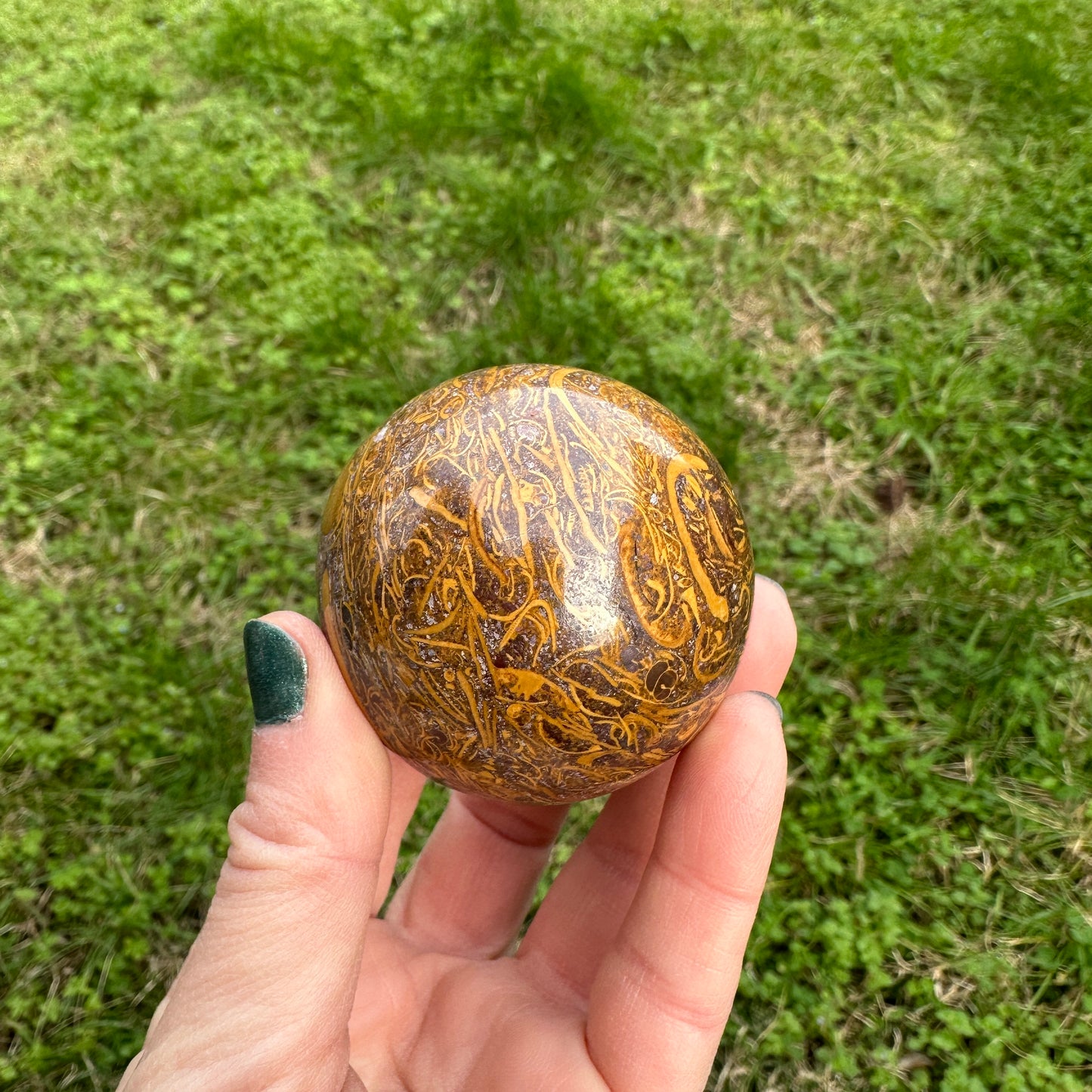 Calligraphy Stone Sphere
